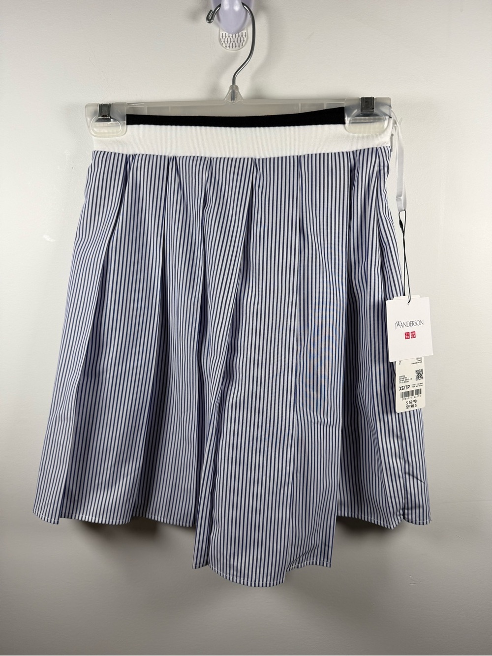 JW ANDERSON X UNIQLO | BNWT Pleated Striped Skirt Size XS